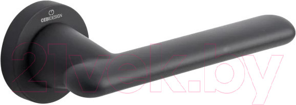 Изображение товара Ручка дверная Cebi Casta МР54 (черный/полимер)