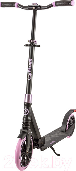 Изображение товара Самокат городской Plank City P22-CITY230P (черный/розовый)
