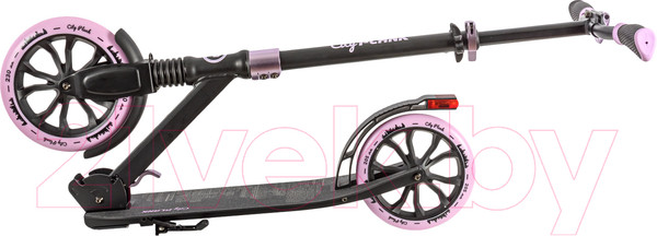 Изображение товара Самокат городской Plank City P22-CITY230P (черный/розовый)