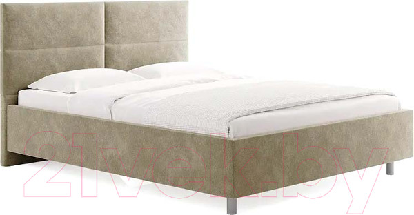 Изображение товара Каркас кровати Сонум Omega 200x200 (микровелюр кремовый)