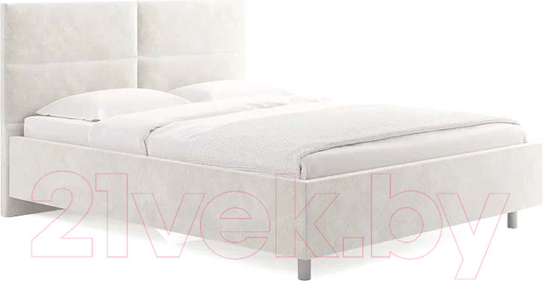 Изображение товара Каркас кровати Сонум Omega 200x200 (микровелюр белый)