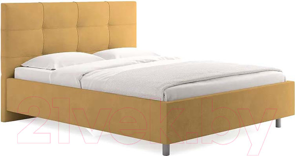 Изображение товара Каркас кровати Сонум Caprice 200x200 (замша горчичный)