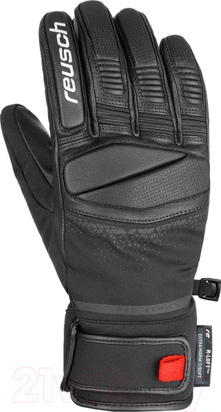 Изображение товара Перчатки лыжные Reusch Mastery / 6001120-7701 (р-р 10.5, черный/белый)