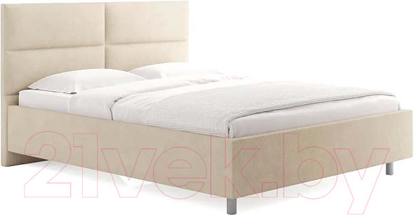 Изображение товара Каркас кровати Сонум Omega 200x200 (замша кремовый)