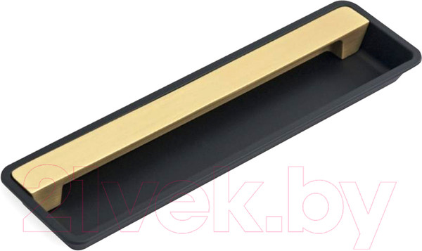 Изображение товара Ручка дверная Cebi A1171 160 МР35 (черный/матовое золото)