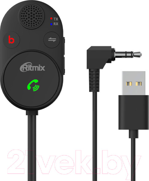 Изображение товара Bluetooth адаптер для автомобиля Ritmix BTR-200