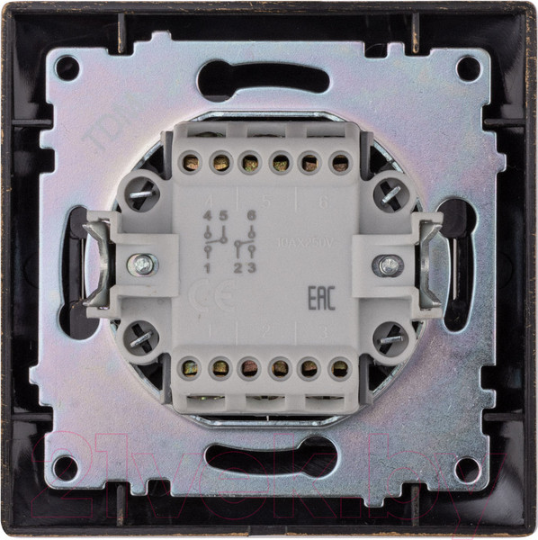 Изображение товара Выключатель TDM Лама SQ1815-0749 (старинная бронза)
