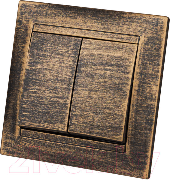 Изображение товара Выключатель TDM Лама SQ1815-0749 (старинная бронза)