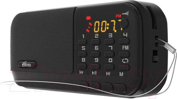 Изображение товара Радиоприемник Ritmix RPR-007 (черный)
