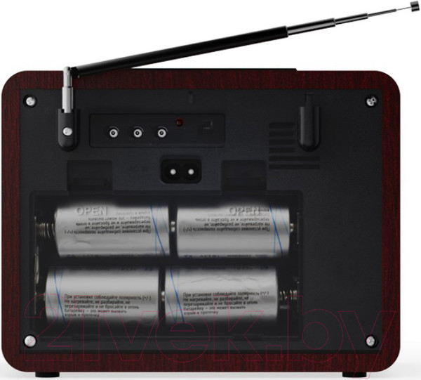 Изображение товара Радиоприемник Ritmix RPR-089 (красное дерево)