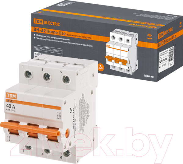 Изображение товара Выключатель нагрузки TDM SQ0211-0125 (мини-рубильник)