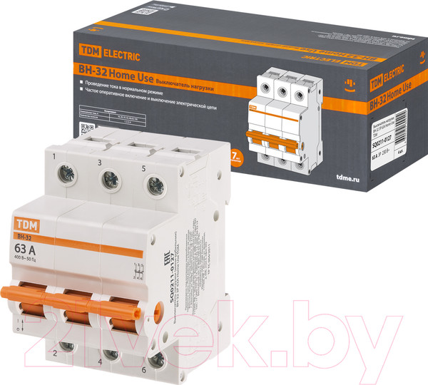 Изображение товара Выключатель нагрузки TDM SQ0211-0127 (мини-рубильник)