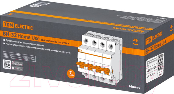 Изображение товара Выключатель нагрузки TDM SQ0211-0137 (мини-рубильник)