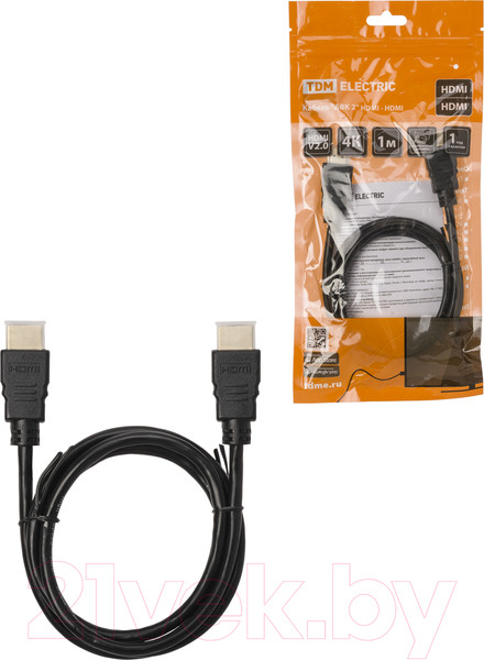 Изображение товара Кабель TDM АВК 1 HDMI / SQ4040-0001 (1м)