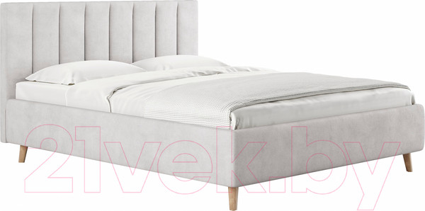 Изображение товара Каркас кровати Сонум Alma 200x200 (замша пепельный)