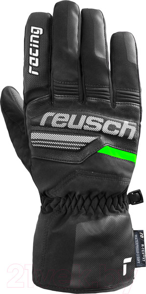Изображение товара Перчатки лыжные Reusch Ski Race VC R-Tex XT / 6201257-7021 (р-р 10, Black/White/Neon Green)