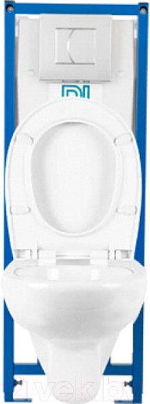 Изображение товара Унитаз подвесной с инсталляцией Rosa Элеганс (Soft Close)