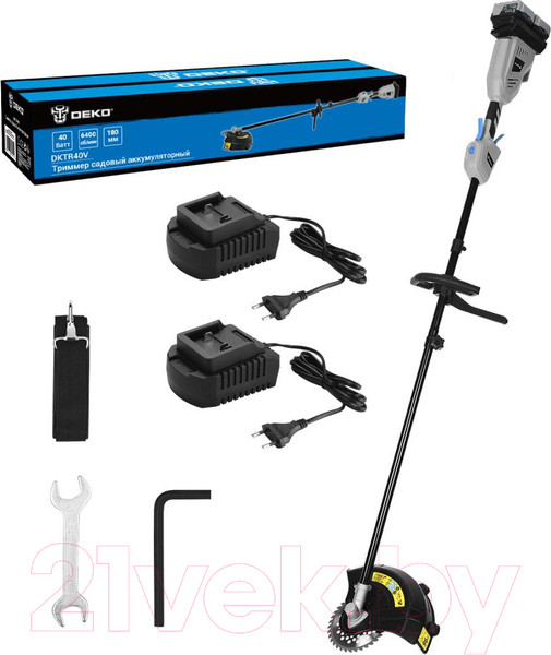 Изображение товара Триммер аккумуляторный Deko DKTR40V Pro / 065-1216