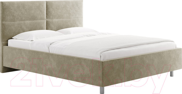 Изображение товара Каркас кровати Сонум Omega 180x200 (микровелюр кремовый)