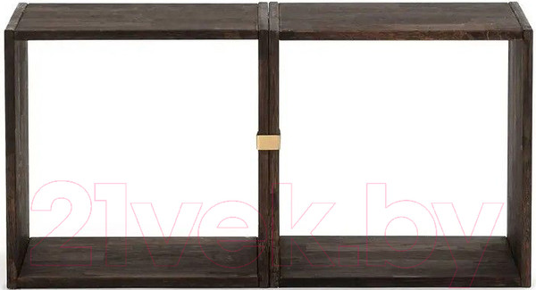 Изображение товара Полка Dipriz Эдгар / Д.90013.3 (черный дуб/бейц масло)