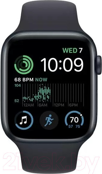 Изображение товара Умные часы Apple Watch SE 2 GPS 44mm (полуночный/ремешок M/L)