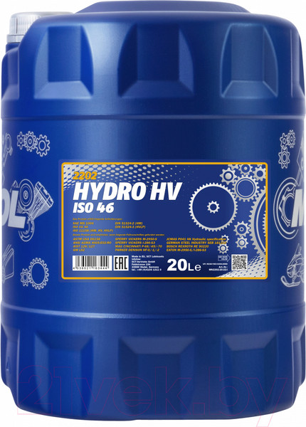 Изображение товара Индустриальное масло Mannol Hydro HV 46 / MN2202-20 (20л)