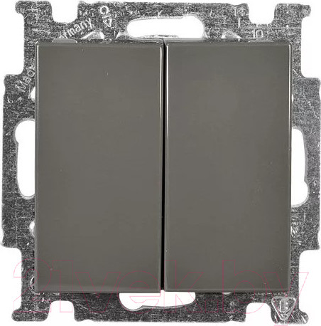 Изображение товара Выключатель ABB Basic 55 1012-0-2181 (шато-черный)