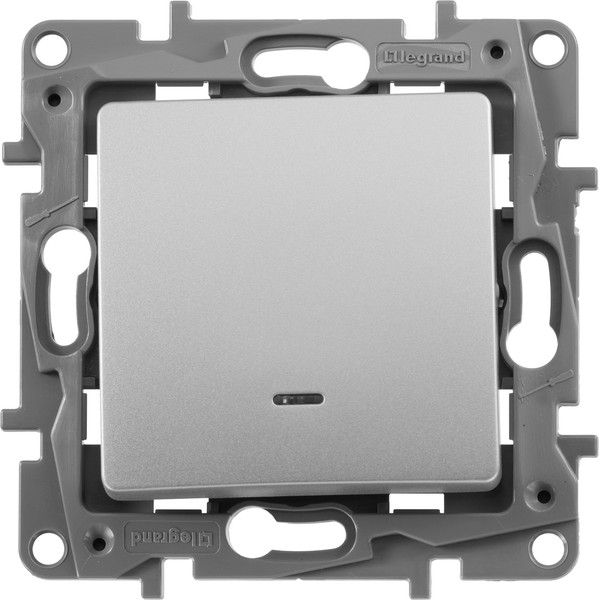 Изображение товара Выключатель Legrand Etika 672415 (алюминий)