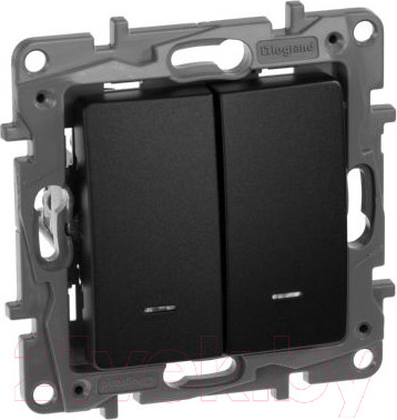 Изображение товара Выключатель Legrand Etika 672616 (антрацит)