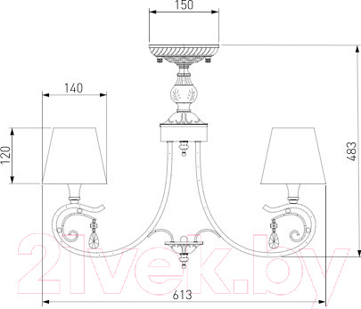 Изображение товара Люстра Евросвет Incanto 60069/5 (серебристый)
