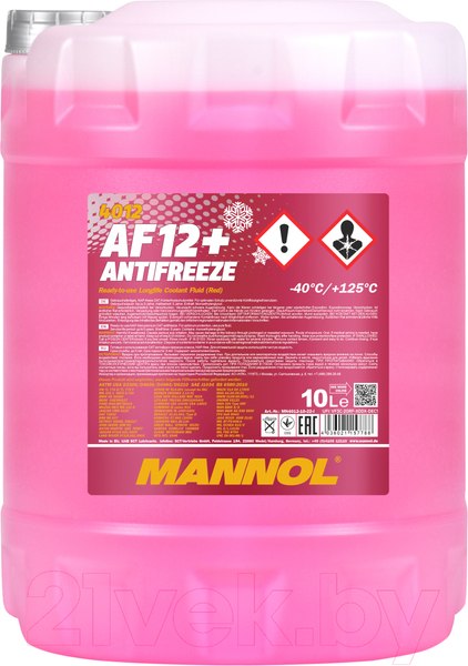 Изображение товара Антифриз Mannol AF12+ -40C / MN4012-10 (10л, красный)