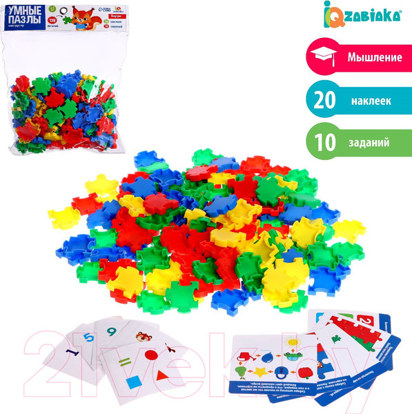 Изображение товара Развивающий игровой набор Zabiaka Умные пазлы / 6914563