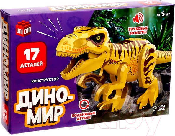 Изображение товара Игрушка-конструктор Unicon Диномир Монолопхозавр / 7761133
