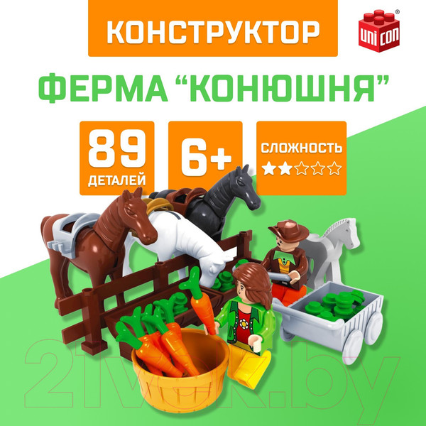 Изображение товара Конструктор Unicon Ферма Конюшня / 5164186