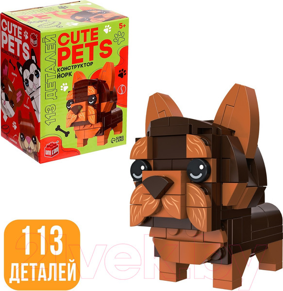 Изображение товара Конструктор Unicon Cute pets Йорк / 9278944