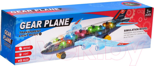 Изображение товара Самолет игрушечный Sima-Land Шестеренки / 7817362