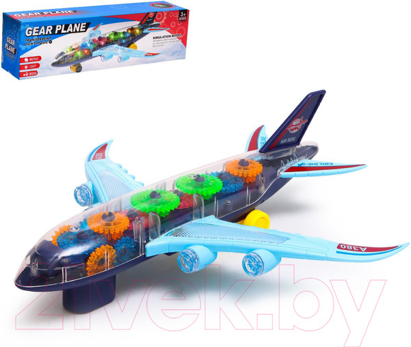Изображение товара Самолет игрушечный Sima-Land Шестеренки / 7817362