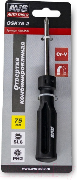 Изображение товара Отвертка AVS OSK75-2 / A40203S
