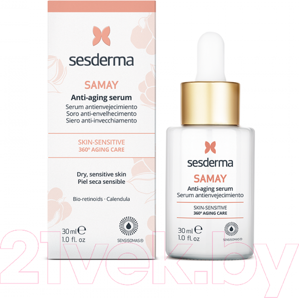 Изображение товара Сыворотка для лица Sesderma Samay Антивозрастная (30мл)