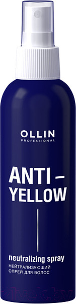 Изображение товара Тонирующий спрей для волос Ollin Professional Anti-Yellow Нейтрализующий (150мл)