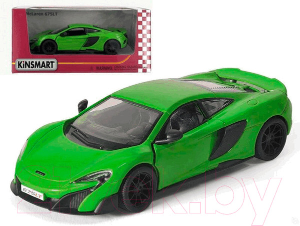 Масштабная модель автомобиля Kinsmart McLaren 675LT / 5392WKT — фото 6
