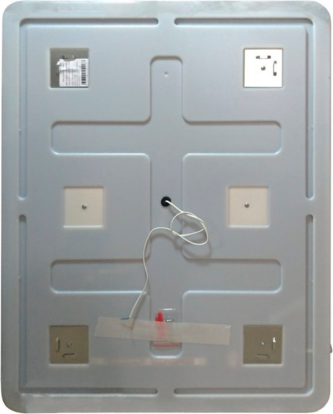 Изображение товара Зеркало Пекам Auris 100x70 / Auris-100x70 (с подсветкой, с механической клавишей)