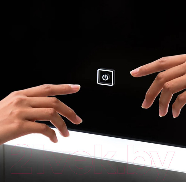 Изображение товара Зеркало Пекам Greta 110x80 / greta-110x80s (с подсветкой, с сенсором на прикосновение)