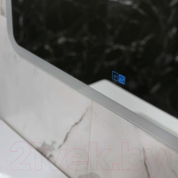 Изображение товара Зеркало Пекам Marta 80x140 / marta-80x140sp (с подсветкой, с двойным сенсором на прикосновение, подогрев)
