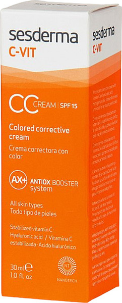 Изображение товара СС-крем Sesderma C-Vit SPF15 с витамином С (30мл)