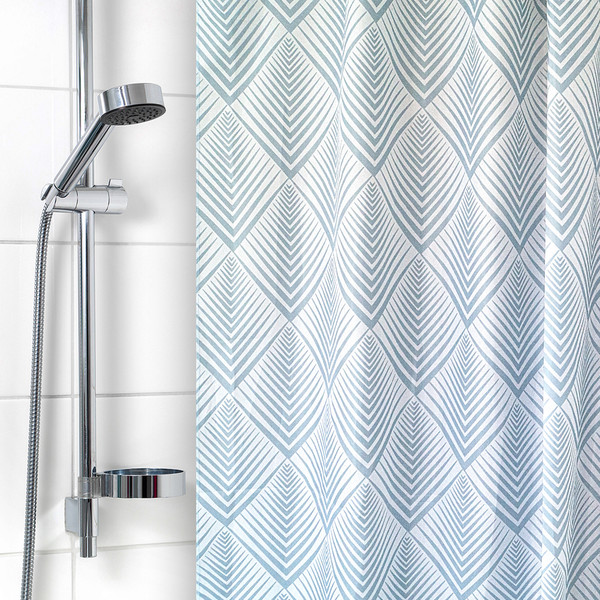 Изображение товара Шторка-занавеска для ванны Вилина 6666-2214-1 (180x180, византийский орнамент)