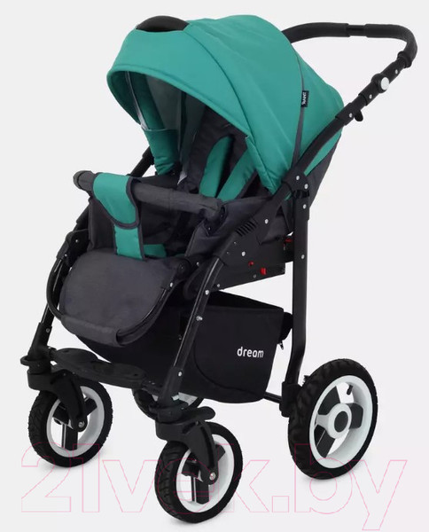 Изображение товара Детская универсальная коляска Rant Dream 2 в 1 (08, серый/темно-зеленый)