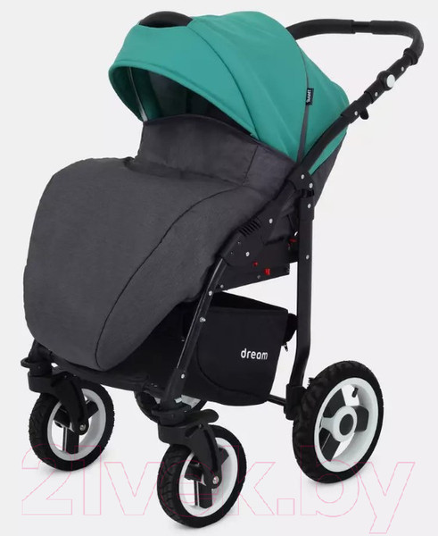 Изображение товара Детская универсальная коляска Rant Dream 2 в 1 (08, серый/темно-зеленый)