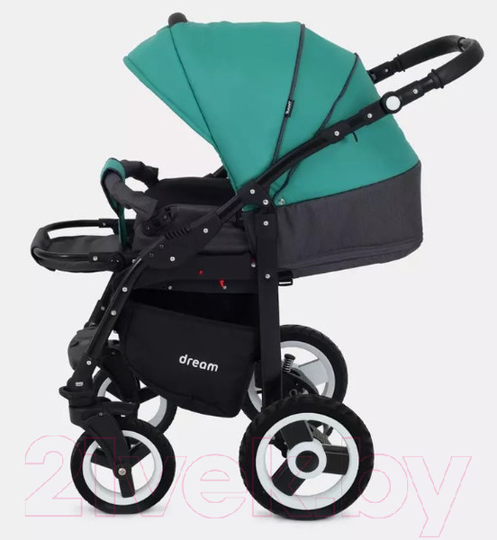 Изображение товара Детская универсальная коляска Rant Dream 2 в 1 (08, серый/темно-зеленый)