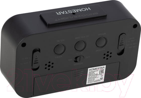 Изображение товара Настольные часы HomeStar HS-0110 / 104305 (черный)